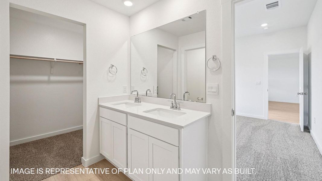 Furnished interior view inside a new home in Monarch Ranch, Manor (Image 9).
