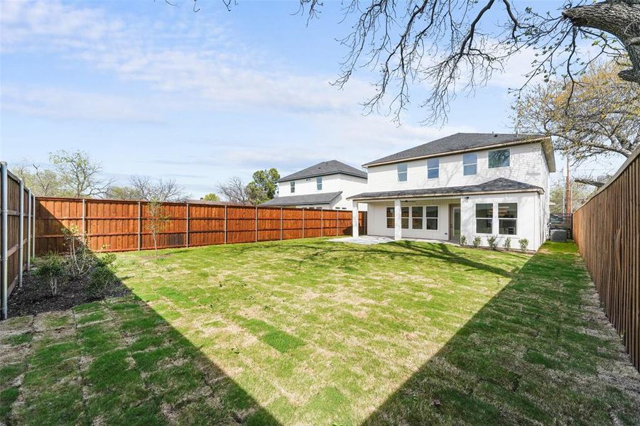 Exterior details and patio area of a home in , Dallas (Image 25). Exterior details and patio area of a home in , Dallas (Image 25).