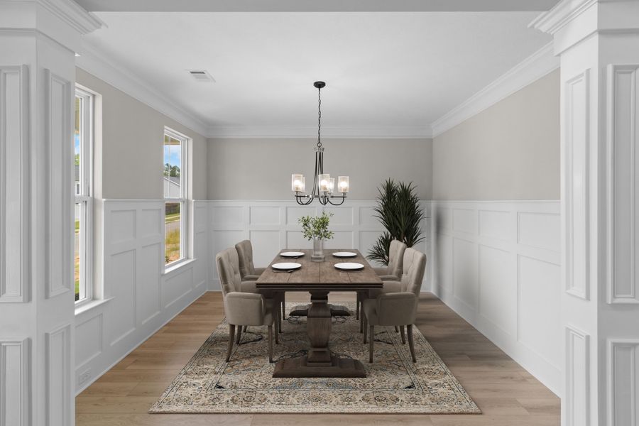 Furnished interior view inside a new home in Windsor, North Augusta (Image 4).