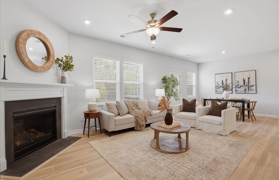 Furnished interior view inside a new home in Indigo Park, Easley (Image 12).