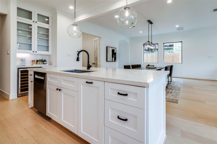 Furnished interior view inside a new home in , Houston (Image 41).