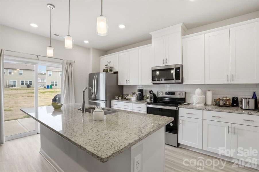 Furnished interior view inside a new home in Morgan Hills, Albemarle (Image 16).