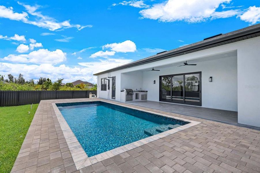 Exterior details and patio area of a home in , Port Charlotte (Image 3). Exterior details and patio area of a home in , Port Charlotte (Image 3).