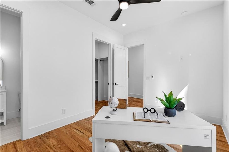 Furnished interior view inside a new home in , Atlanta (Image 51).