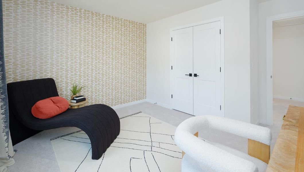Furnished interior view inside a new home in Westport, York (Image 39).