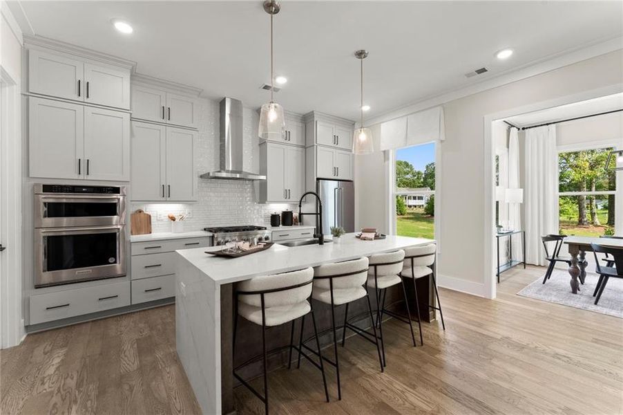 Furnished interior view inside a new home in Hillgrove Preserve, Powder Springs (Image 4).