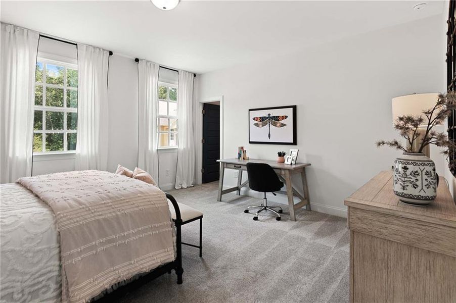 Furnished interior view inside a new home in East Harbor II at Chestatee, Dawsonville (Image 42).