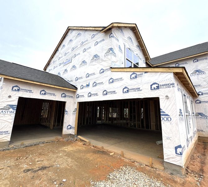 In-progress construction of a new home in Robinson Oaks, Gastonia, NC (Image 5).