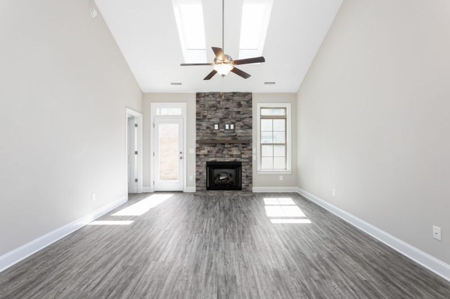 Representative unfurnished interior of a home built from the Greenwich by Keystone Homes NC in Northborough, Colfax (Image 24). Representative unfurnished interior of a home built from the Greenwich by Keystone Homes NC in Northborough, Colfax (Image 24).