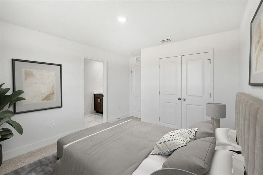 Furnished interior view inside a new home in Eden Crest, Apopka (Image 31).