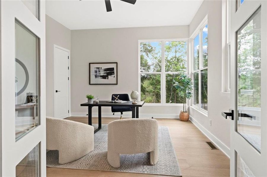Furnished interior view inside a new home in , Fairburn (Image 15).