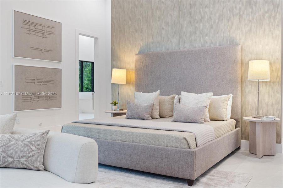 Furnished interior view inside a new home in , Davie (Image 44).