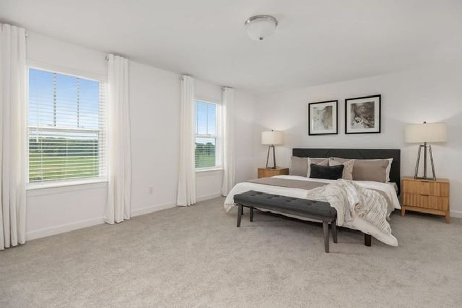 Representative furnished interior of a home built from the Eden by True Homes in Tanglewood East, Angier (Image 14).
