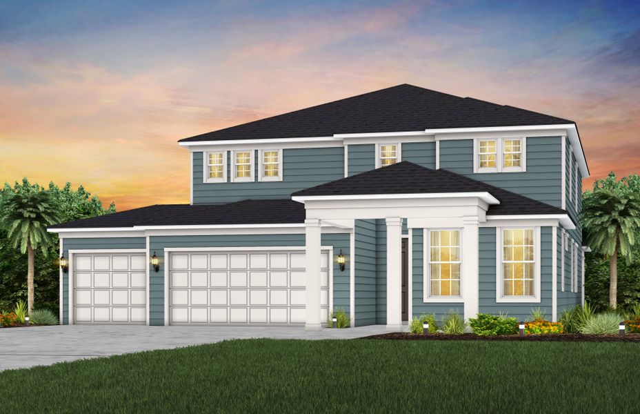 Representative exterior photo of a completed home built from the Serena by Pulte Homes in Hyland Trail, Green Cove Springs, FL (Image 20).