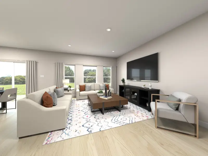 Furnished interior view inside a new home in Crestview - Legacy Series, Hermitage (Image 5).