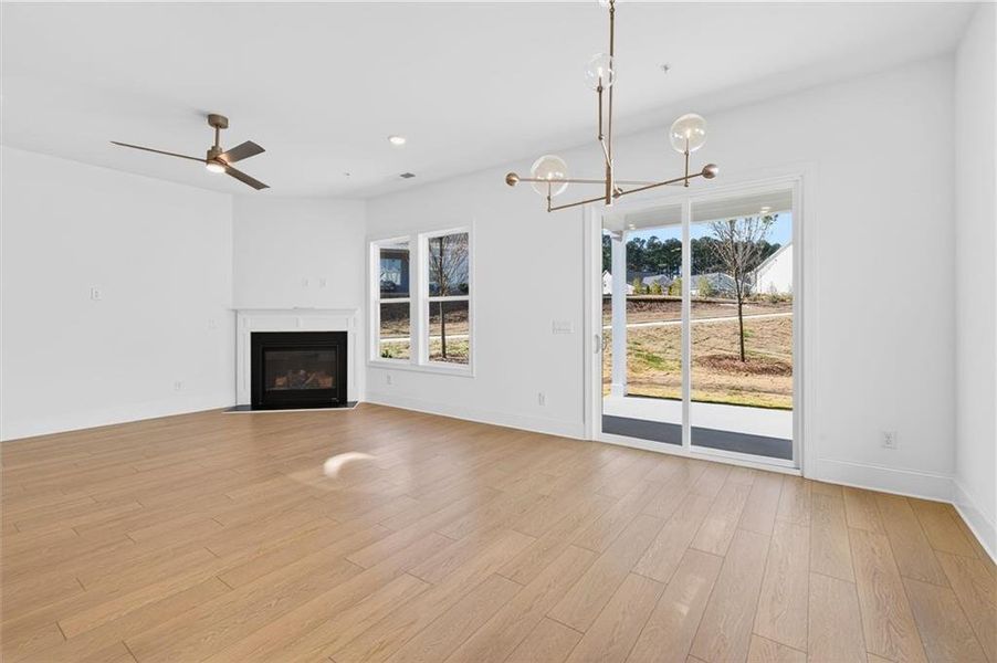 Spacious, unfurnished interior of a new home in The Reserve at Bells Ferry, Kennesaw (Image 32).