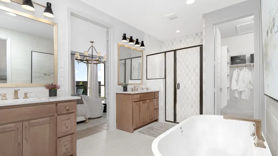 Representative furnished interior of a home built from the 2999W by Perry Homes in Crosswinds, Niederwald (Image 7). Representative furnished interior of a home built from the 2999W by Perry Homes in Crosswinds, Niederwald (Image 7).