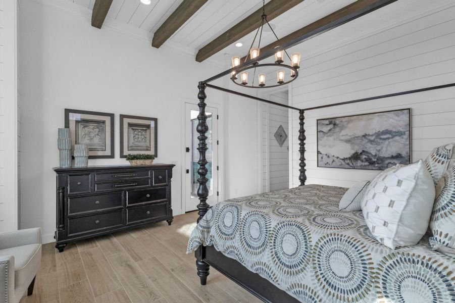 Representative furnished interior of a home built from the Residence Twelve by Blandford Homes in Earnhardt Ranch, Chandler (Image 36).