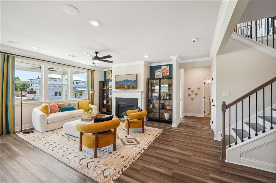 Furnished interior view inside a new home in Bennett Farm, Loganville (Image 23). Furnished interior view inside a new home in Bennett Farm, Loganville (Image 23).
