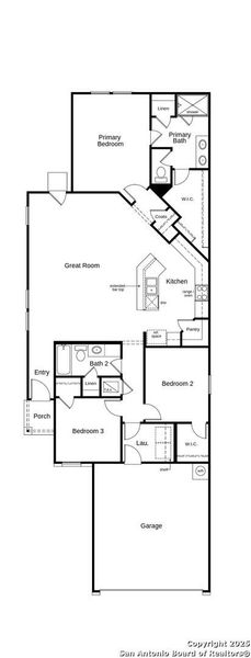 2D floor plan layout of this home in Preserve at Culebra - Heritage Collection, San Antonio, TX (Image 3). 2D floor plan layout of this home in Preserve at Culebra - Heritage Collection, San Antonio, TX (Image 3).