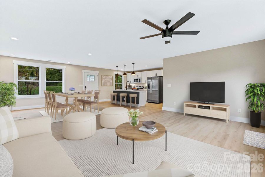 Furnished interior view inside a new home in , Alexander (Image 4).