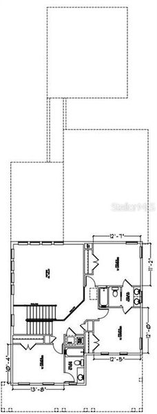 2D floor plan layout of this home in Laureate Park, Orlando, FL (Image 2). 2D floor plan layout of this home in Laureate Park, Orlando, FL (Image 2).