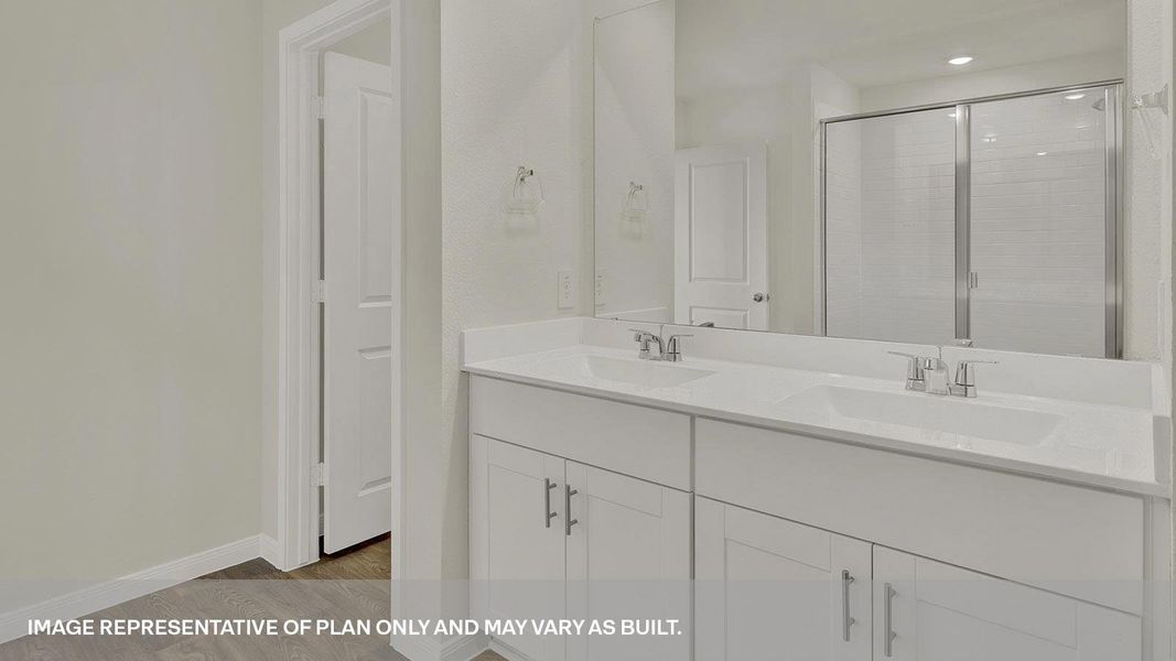 Furnished interior view inside a new home in Paramount, Kyle (Image 11).