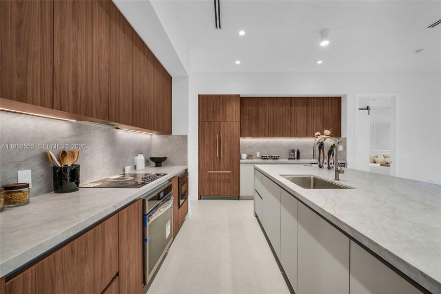 Furnished interior view inside a new home in , Miami Shores (Image 9).