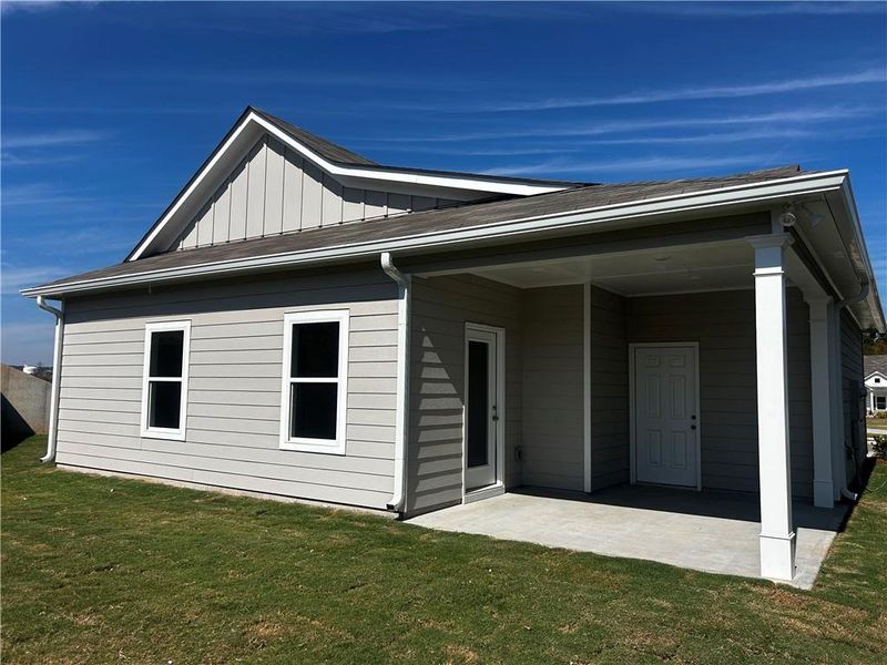 Exterior details and patio area of a home in , Cartersville (Image 12).