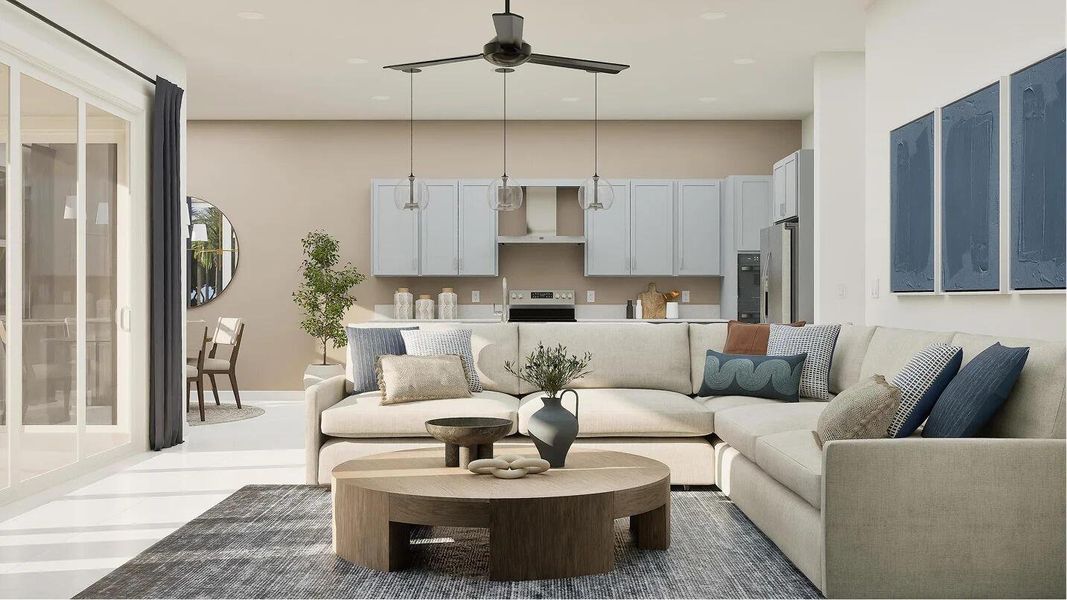 Furnished interior view inside a new home in Lotis Wellington: The Promenade Collection, Wellington (Image 10).