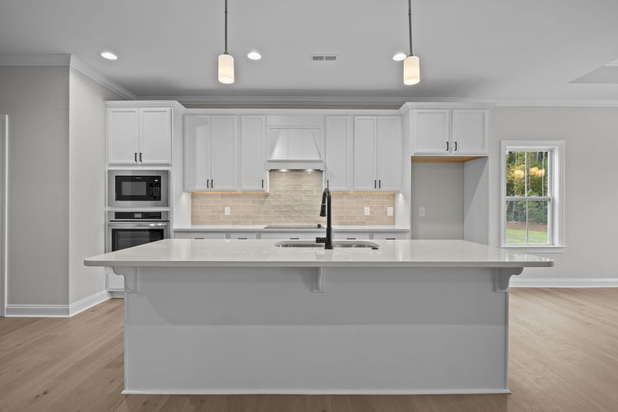 Furnished interior view inside a new home in The Preserve at Langston, Winterville (Image 12).