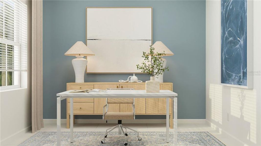 Furnished interior view inside a new home in , Kissimmee (Image 6). Furnished interior view inside a new home in , Kissimmee (Image 6).