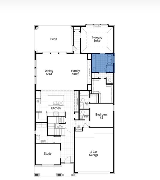 2D floor plan layout for the Layton by Highland Homes in Ramble, Celina, TX (Image 6). 2D floor plan layout for the Layton by Highland Homes in Ramble, Celina, TX (Image 6).