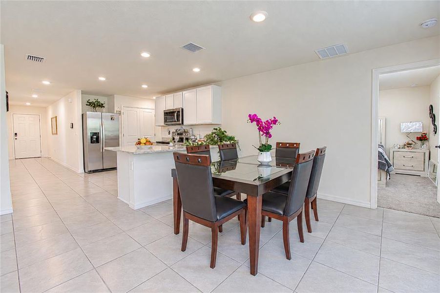 Furnished interior view inside a new home in Fairways at Twisted Oaks, Beverly Hills (Image 13).
