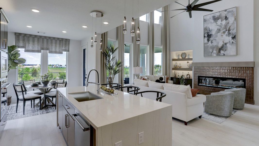 Furnished interior view inside a new home in Candela, Richmond (Image 12).