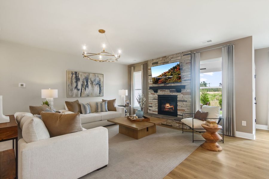 Furnished interior view inside a new home in Parkers Summit, Greer (Image 9).