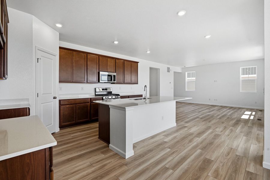 Representative furnished interior of a home built from the Eagle II by Taylor Morrison in The Town Collection at Independence, Elizabeth (Image 16).