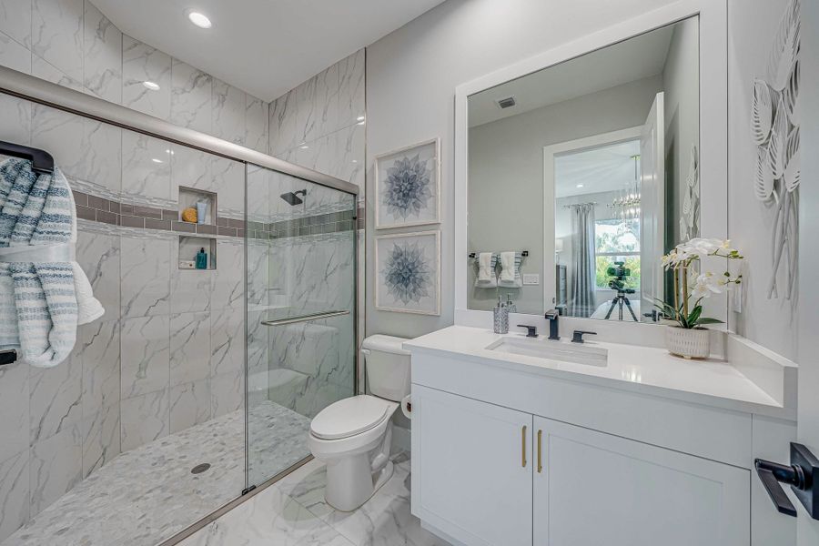 2D floor plan layout for the Sand Dollar Grande by GHO Homes in The Strand, Indian River Shores, FL (Image 107).