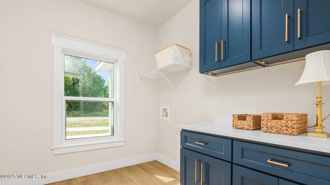 Furnished interior view inside a new home in , Hampton (Image 29).
