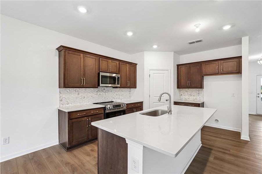 Furnished interior view inside a new home in Langston Reserve, Cartersville (Image 12).