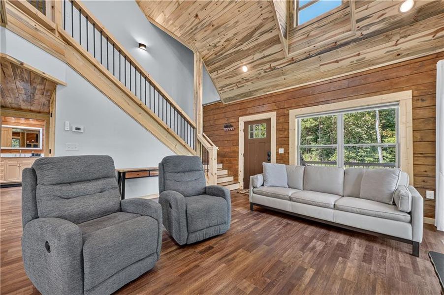 Furnished interior view inside a new home in , Ellijay (Image 7).