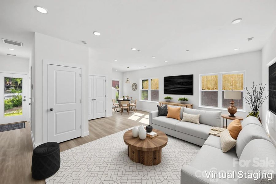 Furnished interior view inside a new home in , Gastonia (Image 9).