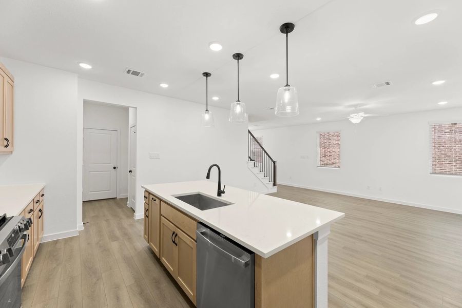 Open Kitchen-Living Room Representative Photo