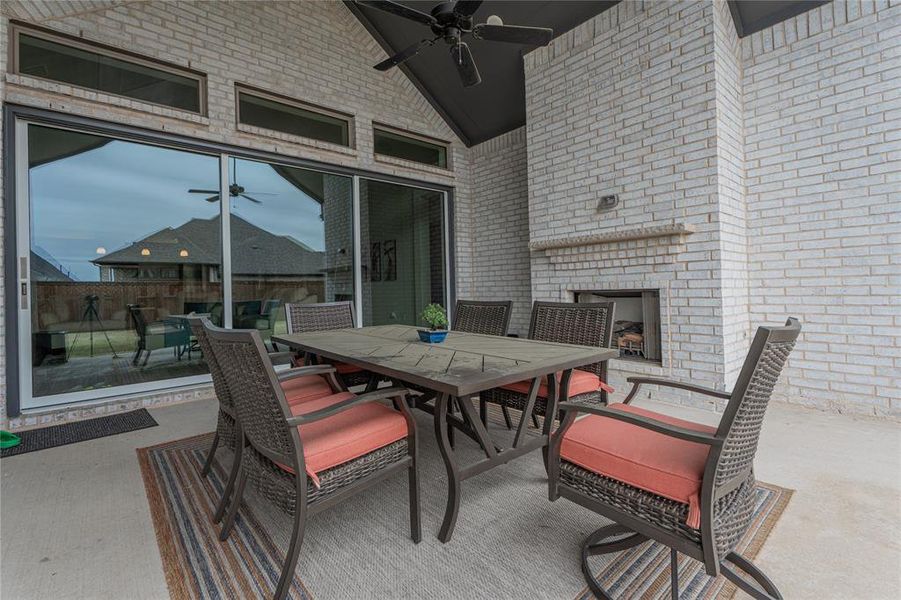 Exterior details and patio area of a home in , McKinney (Image 20).
