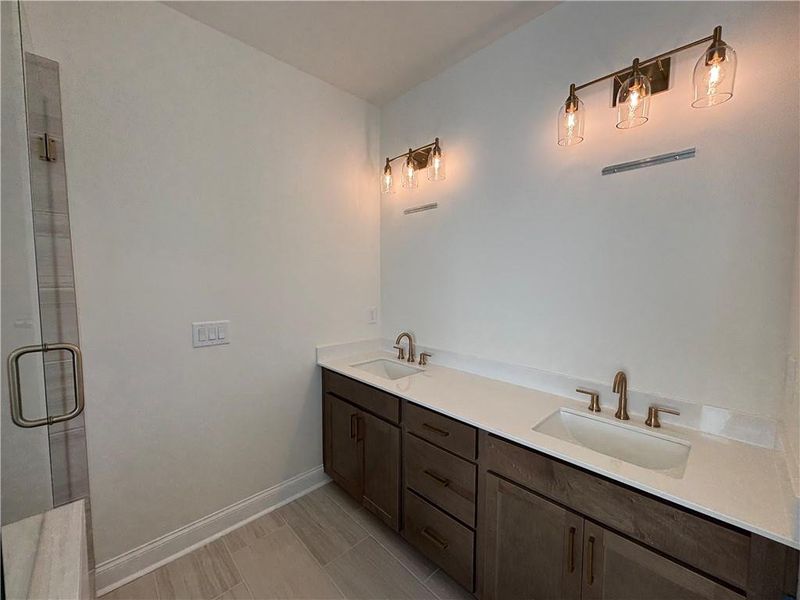 Furnished interior view inside a new home in Palisades Single Family, Cumming (Image 9).