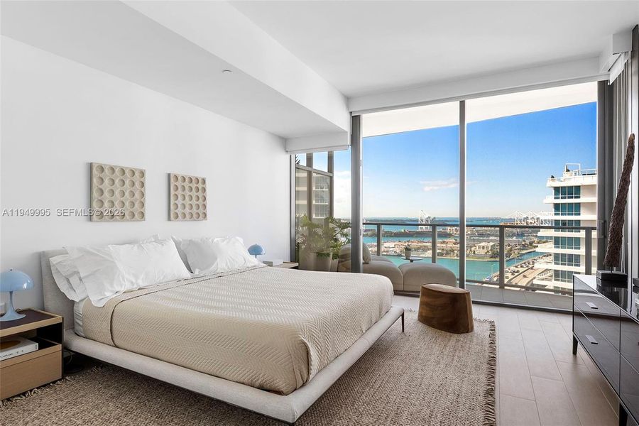 Furnished interior view inside a new home in , Miami Beach (Image 28). Furnished interior view inside a new home in , Miami Beach (Image 28).