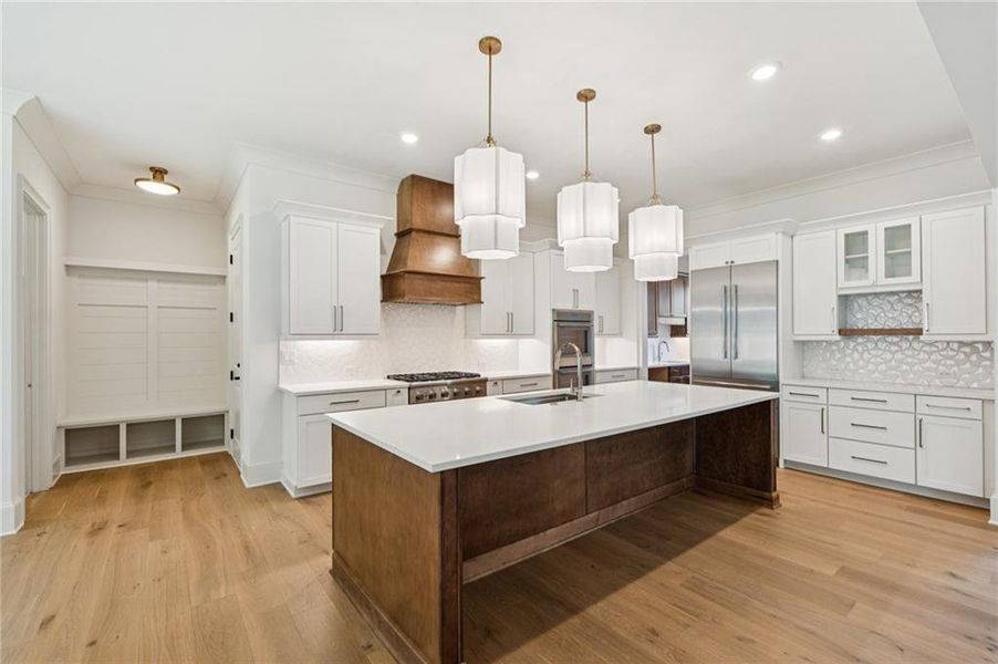 Furnished interior view inside a new home in , Cumming (Image 39).