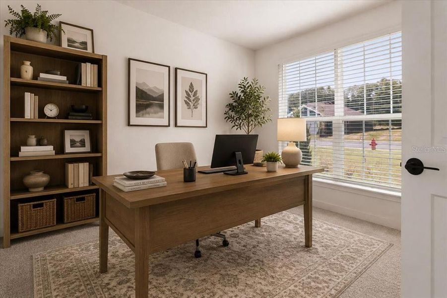 Furnished interior view inside a new home in Country Way South, Newberry (Image 9).