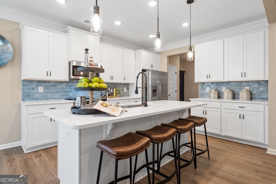 Furnished interior view inside a new home in Maddox Station, Eatonton (Image 25).