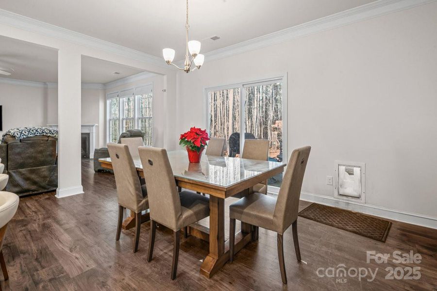 Furnished interior view inside a new home in Falls Cove, Troutman (Image 33). Furnished interior view inside a new home in Falls Cove, Troutman (Image 33).